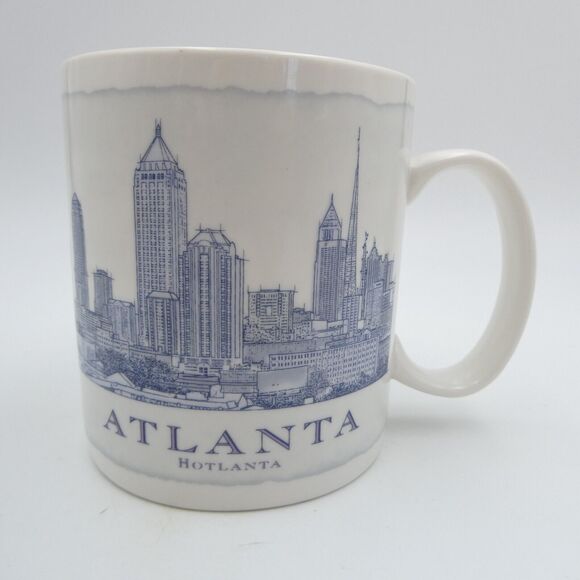 Starbucks Atlanta Hotlanta City Skyline Architect Series Coffee Mug 2007 Trivia - Picture 1 of 8